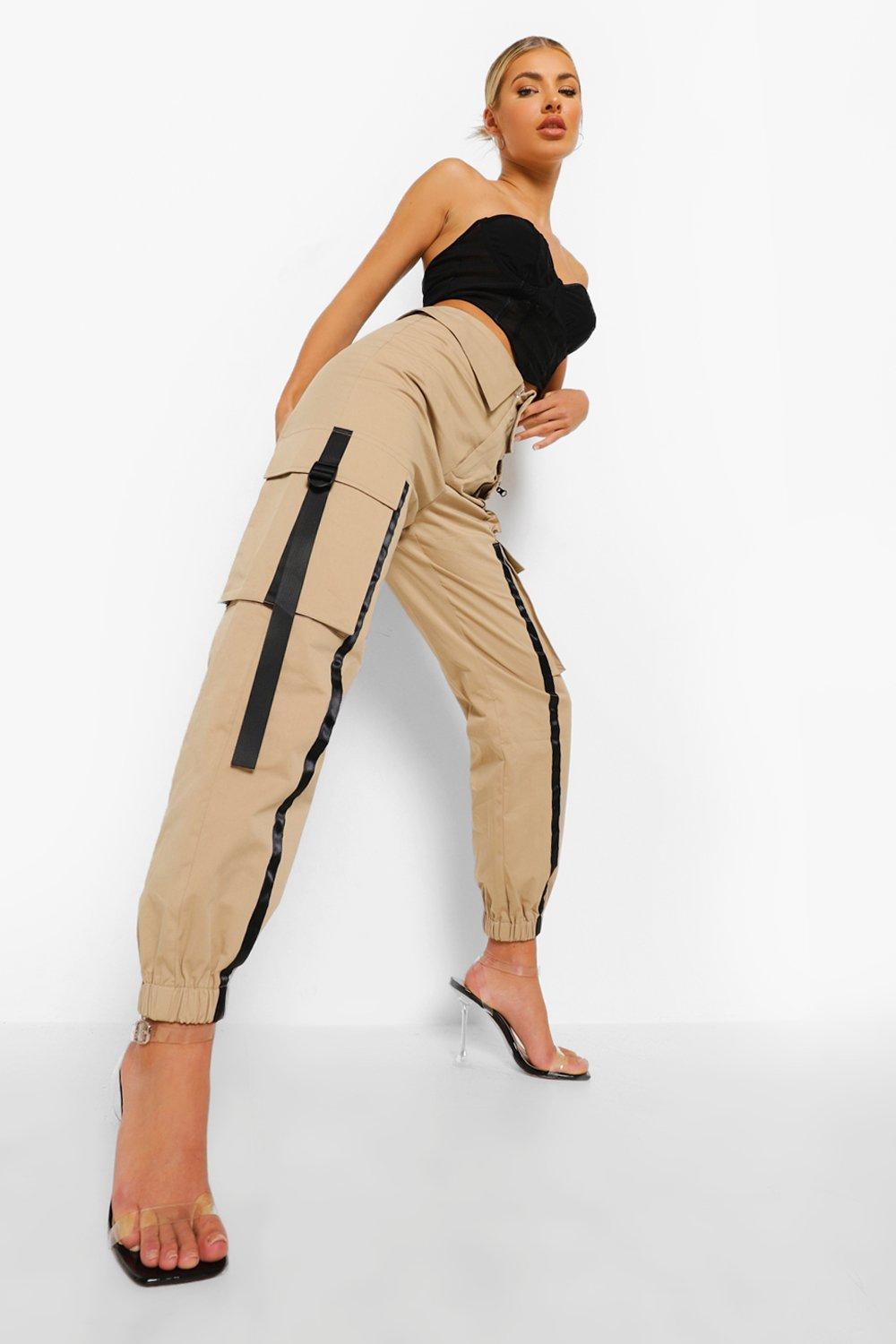 Pantalon cargo ceinture femme sale