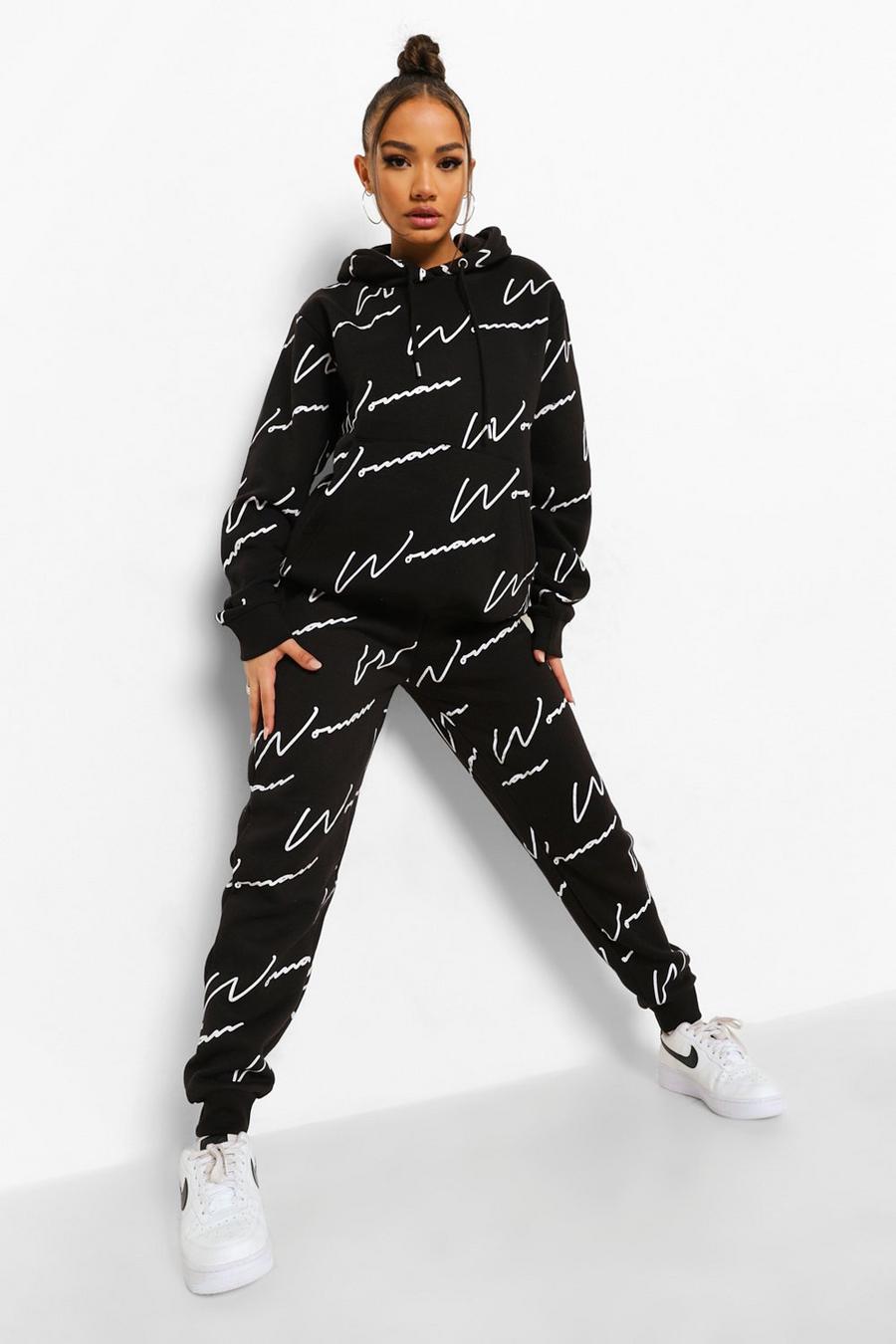 Black Woman All Over Print Tracksuit image number 1