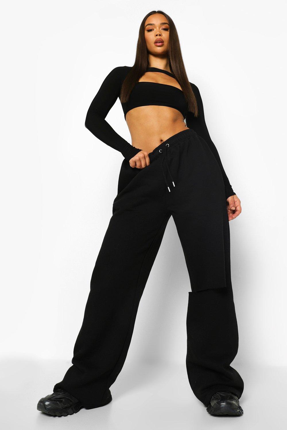 Tall Steel Blue Wide Leg Sweatpants, Tall