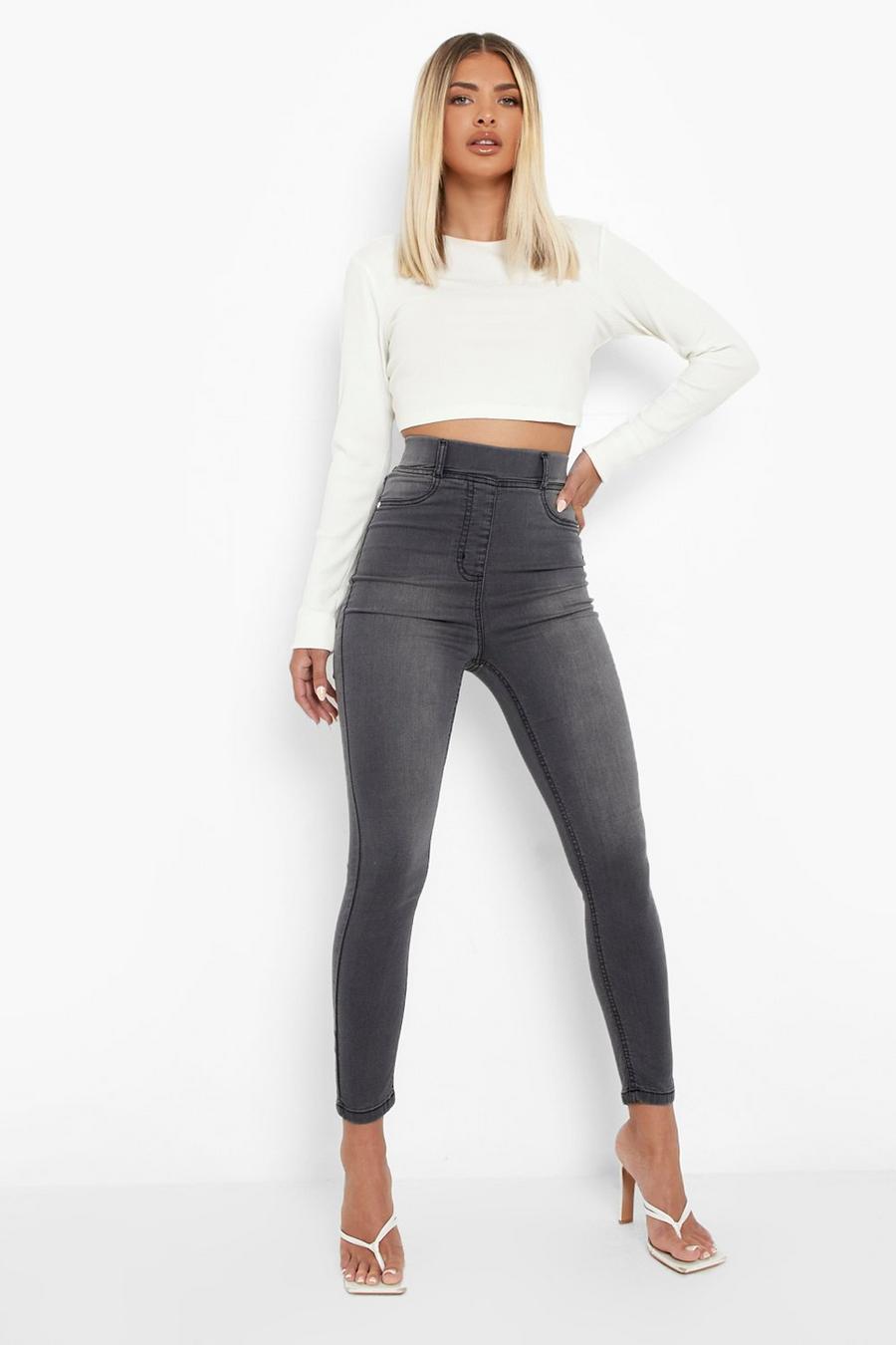 Buy Women's Grey Jeggings Jeans Online
