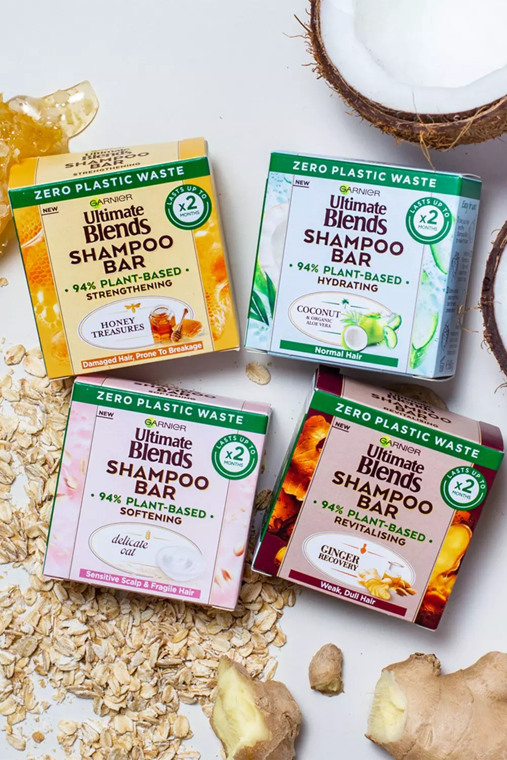 Multi Garnier Ultimate Blends Oat Shampoo Bar alternative image