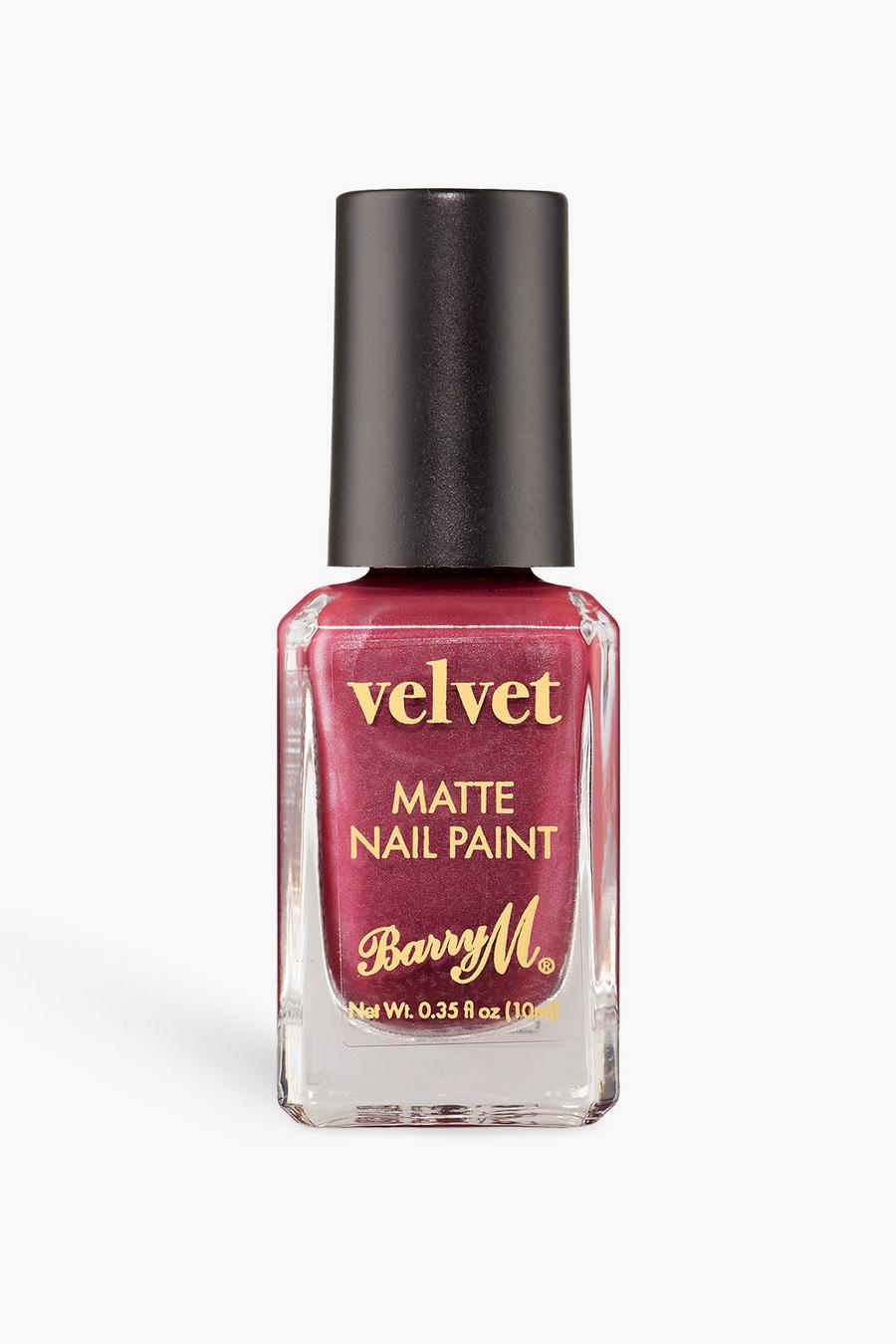 Barry M Velvet Nail Paint - Crimson Couture image number 1