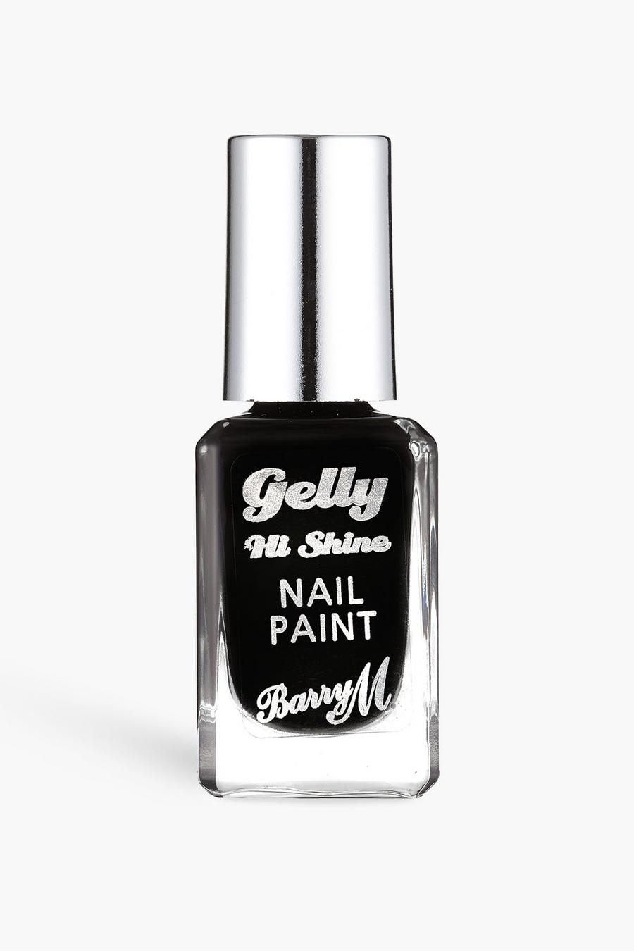 Barry M Gelly Nail Paint - Black Forest