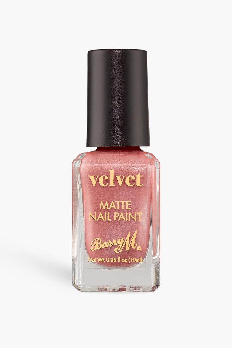 Barry M Velvet Nail Paint - Oyster Pink