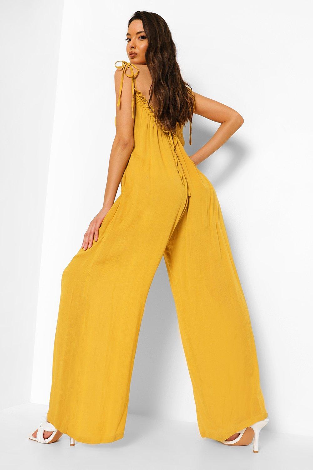 Mustard hot sale jumpsuit uk