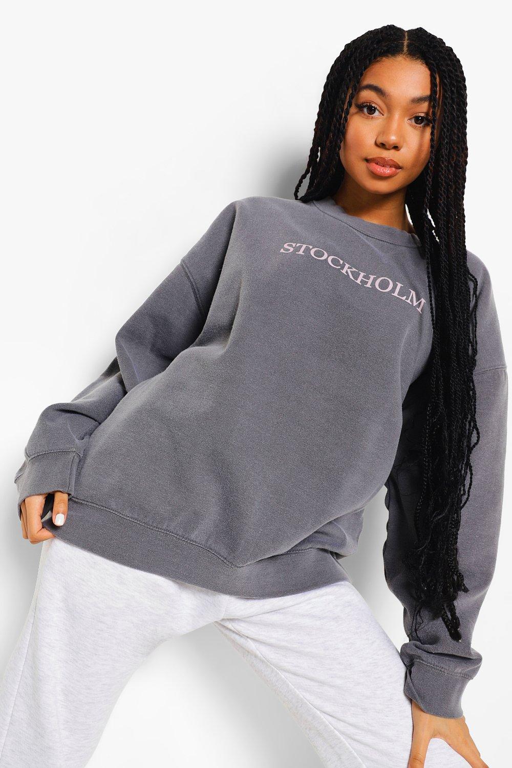 Stockholm Overdyed Oversized Sweatshirt