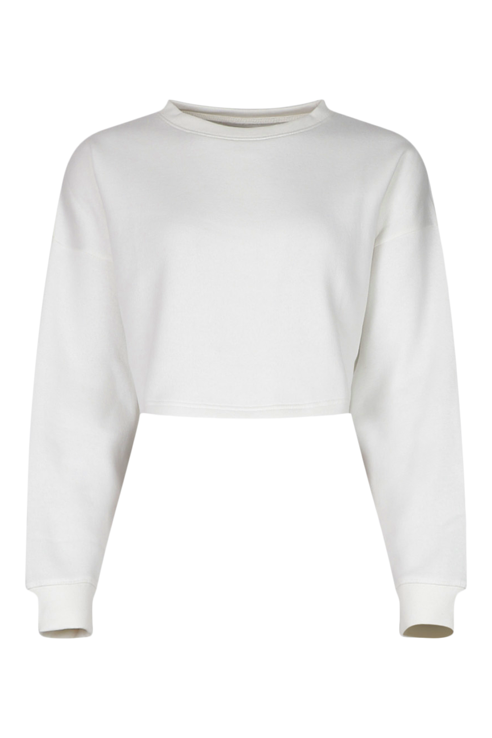 Boohoo clearance cropped sweatshirt