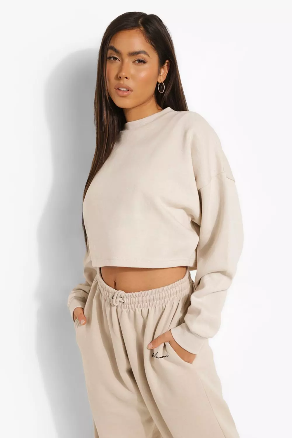 Basic cropped sweatshirt