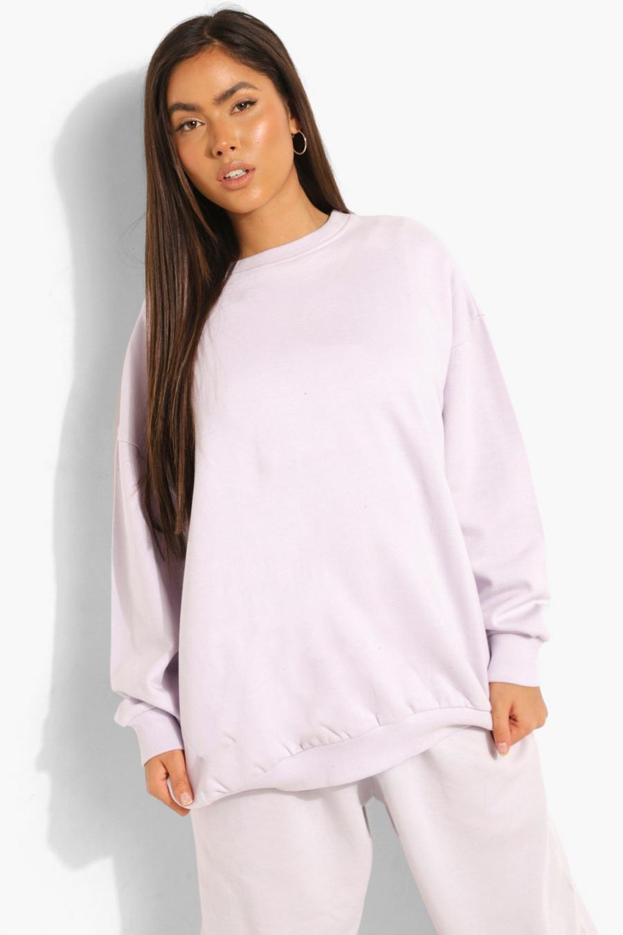 Lilac Basic oversize t-shirt image number 1