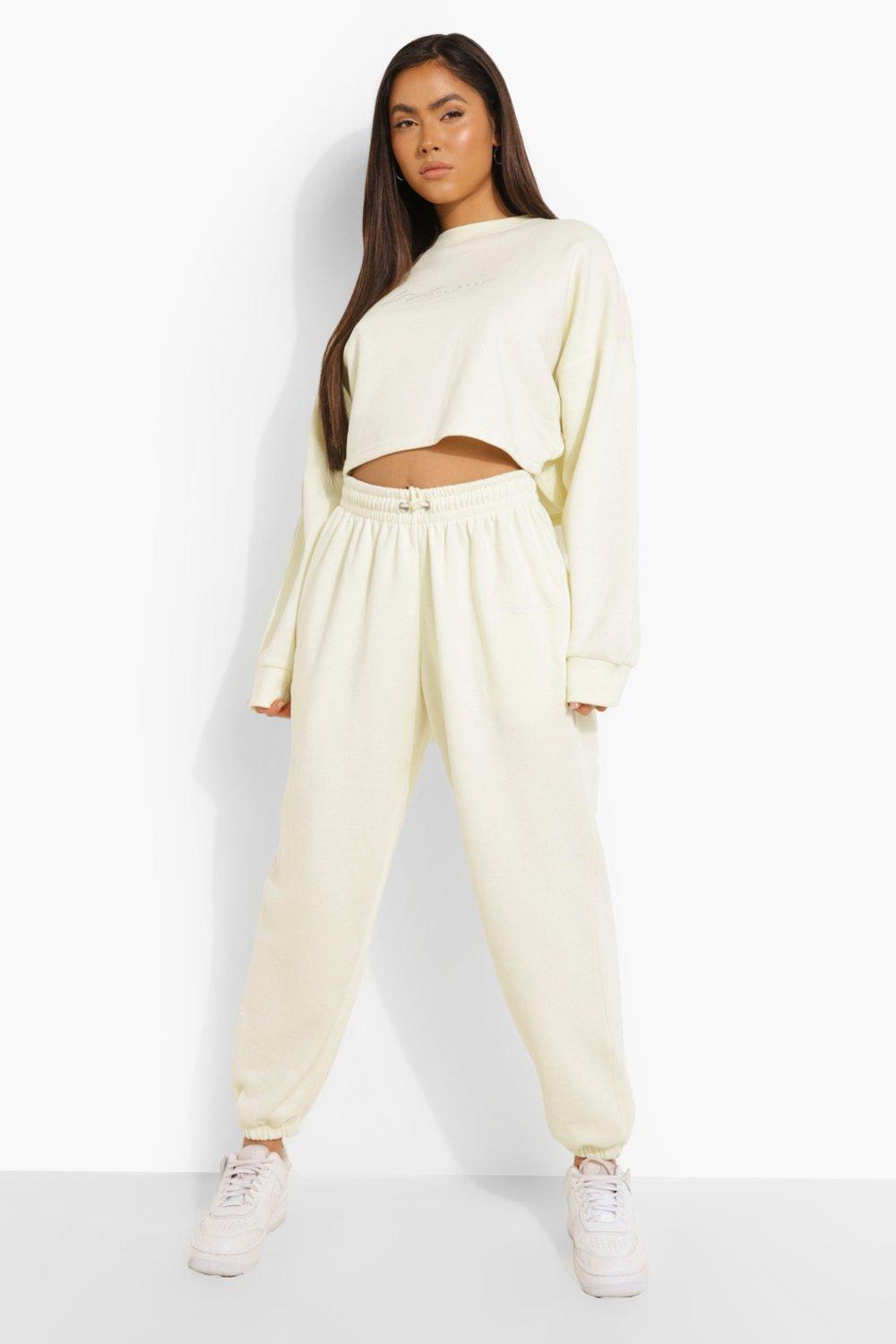 Bershka no item discount slogan oversized jogger