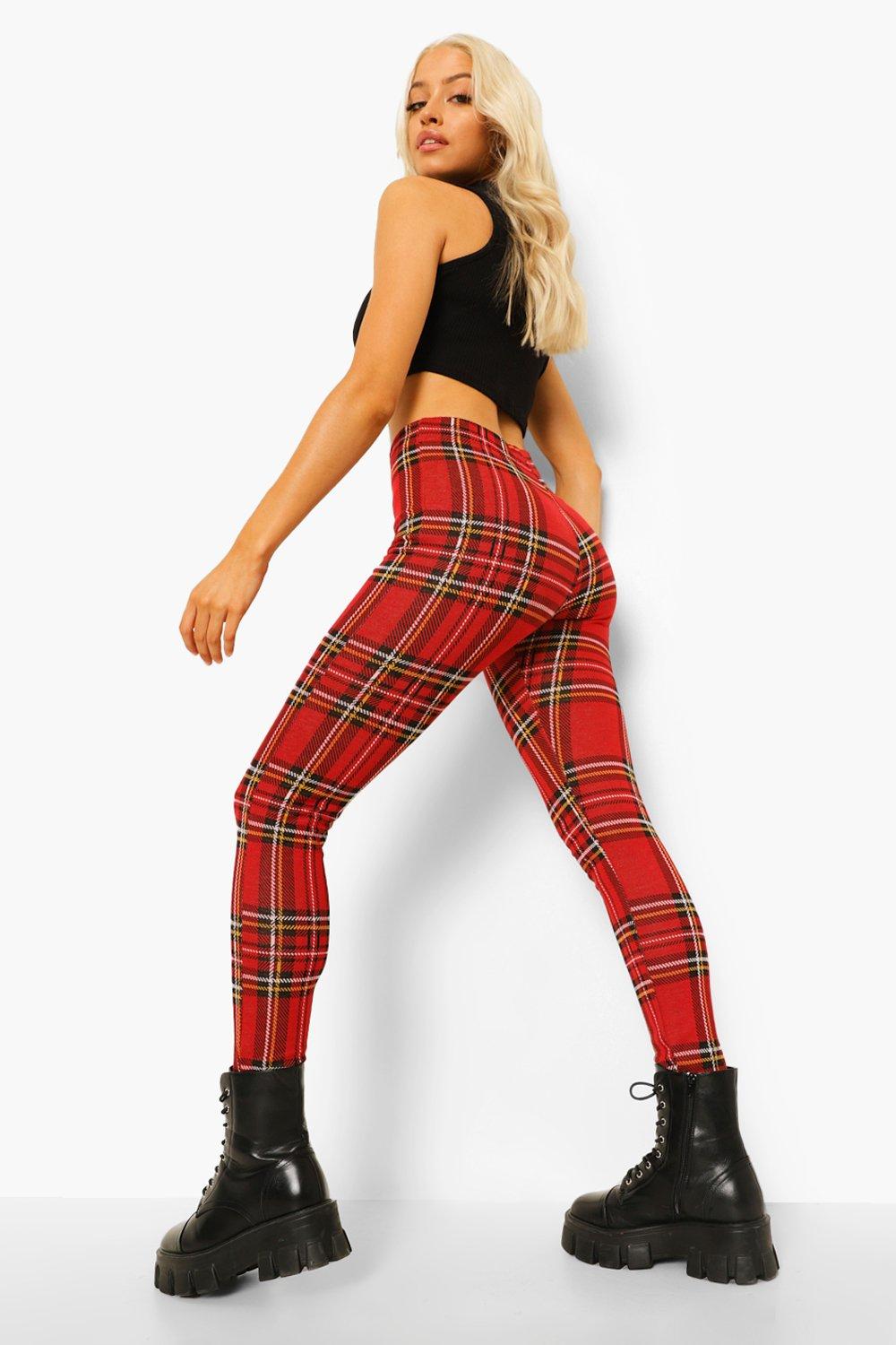 Tartan treggings sale