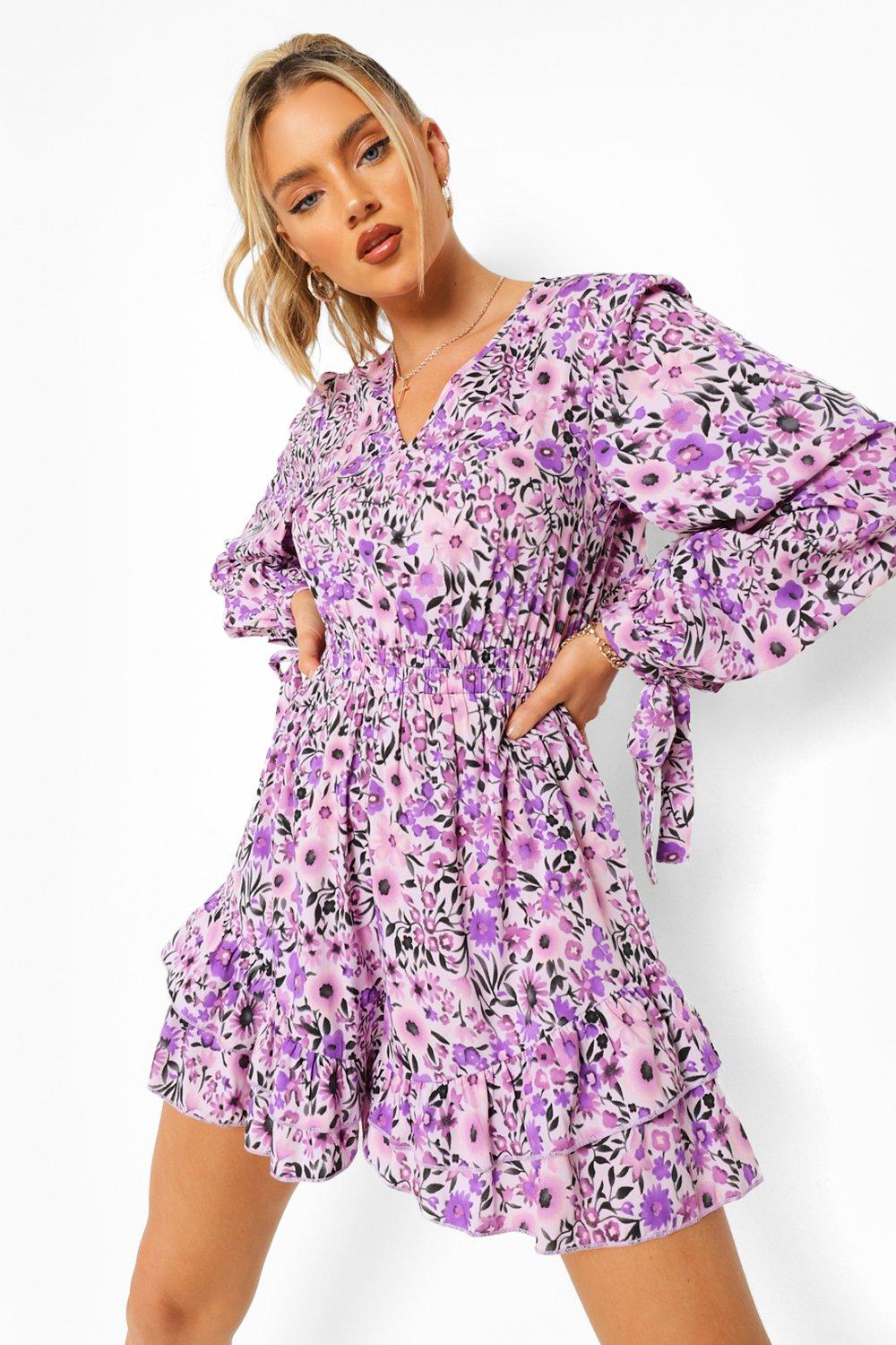 Boohoo best sale floral playsuit