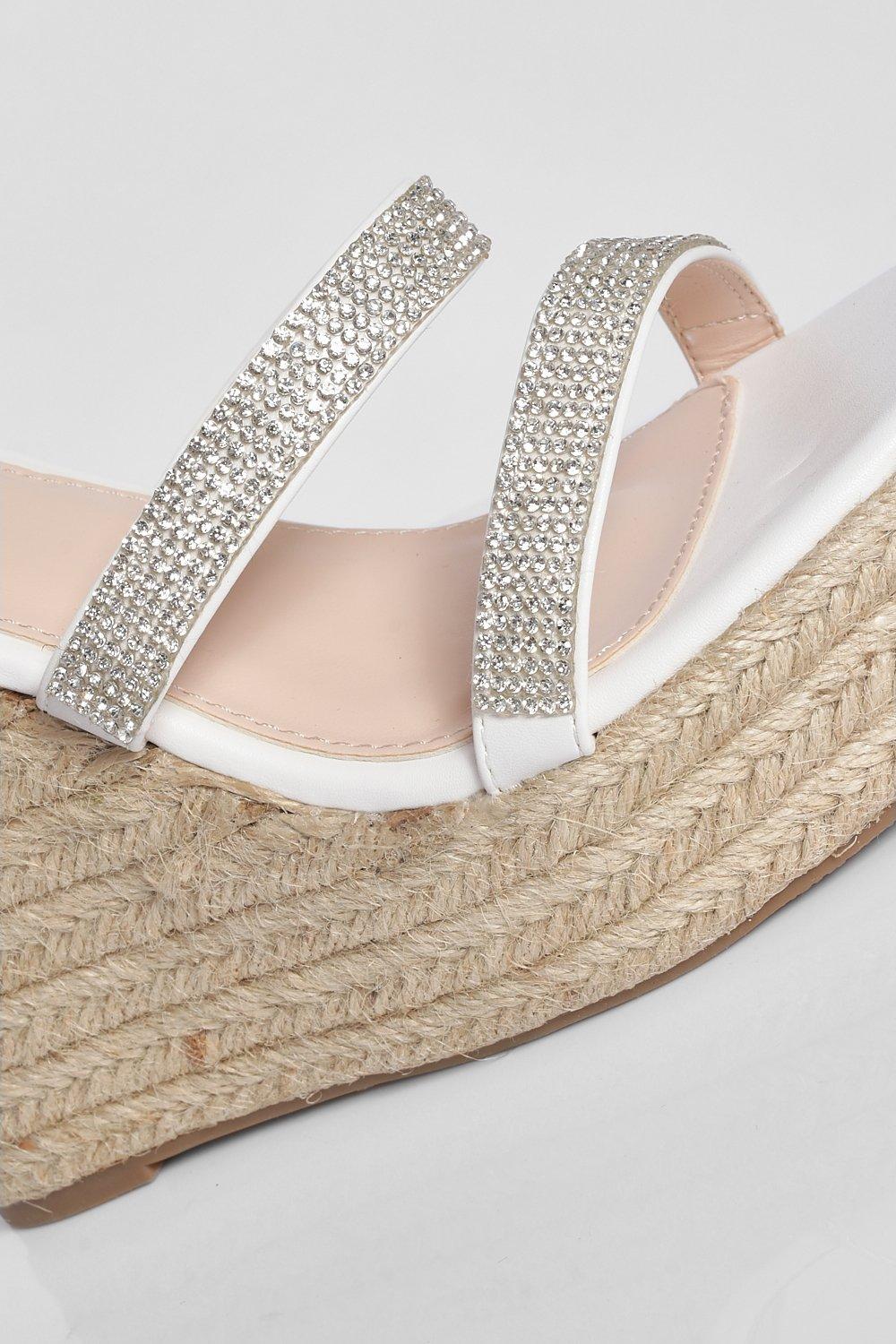 Diamante wedge shop