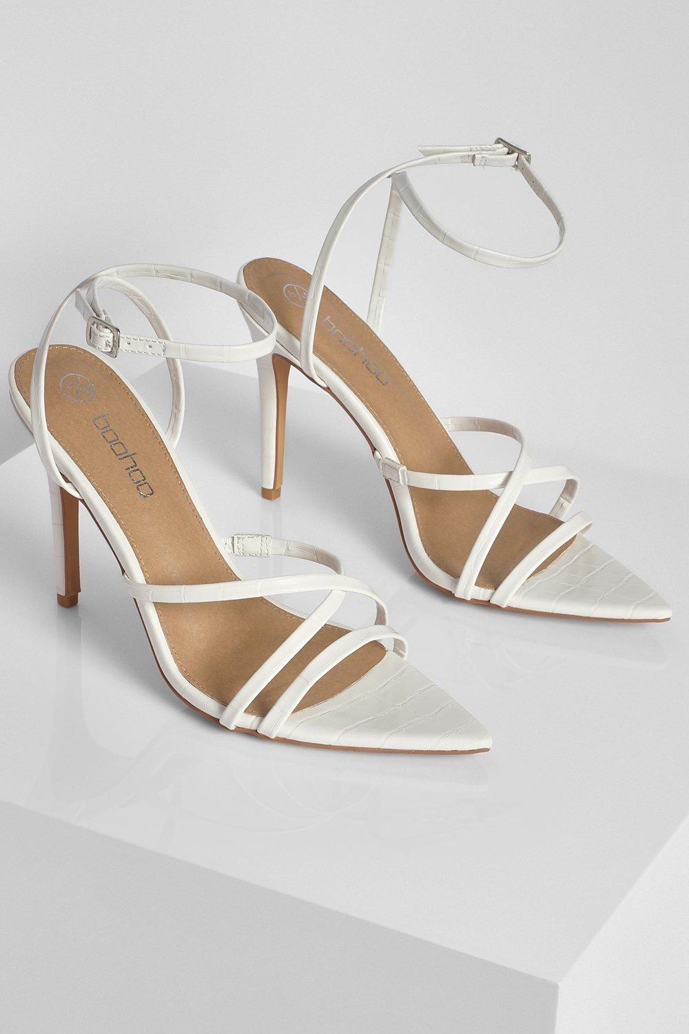 Minimal strappy heels hotsell