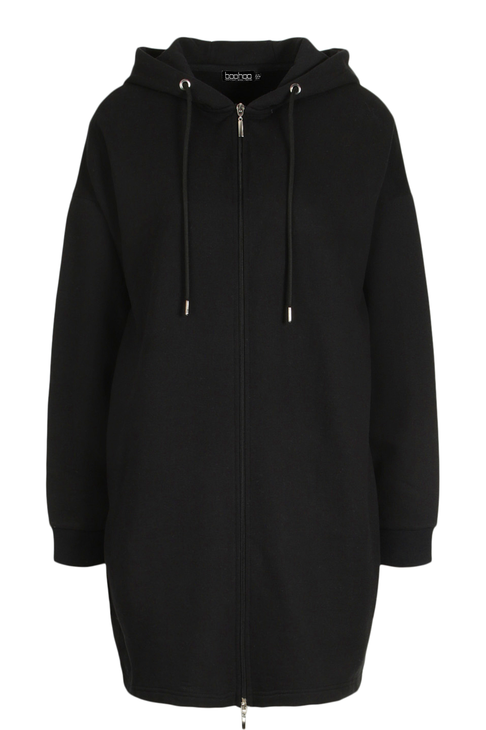 Double Zip Through Hoodie Dress