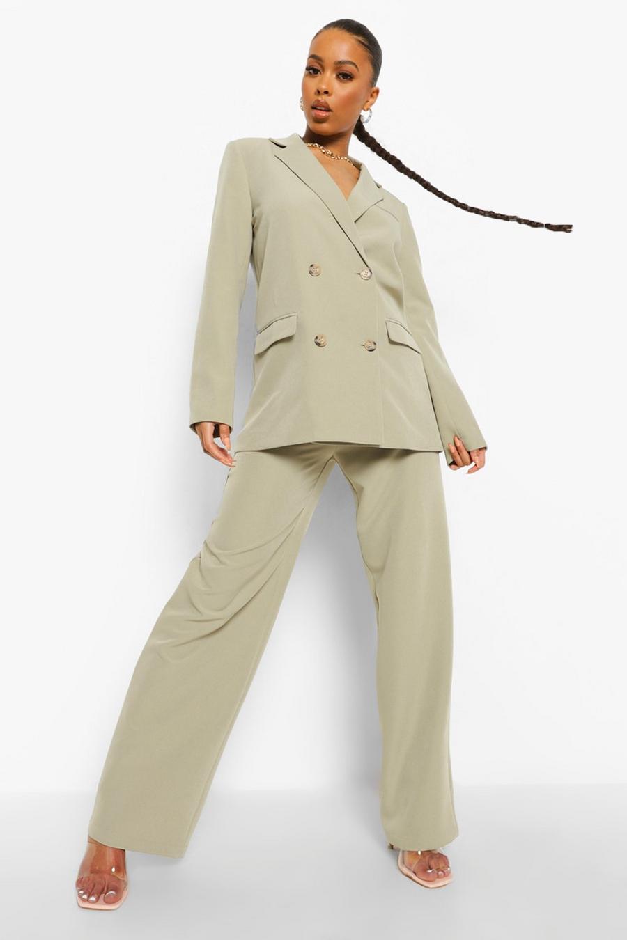 Sage Belted Relaxed Fit Pants image number 1