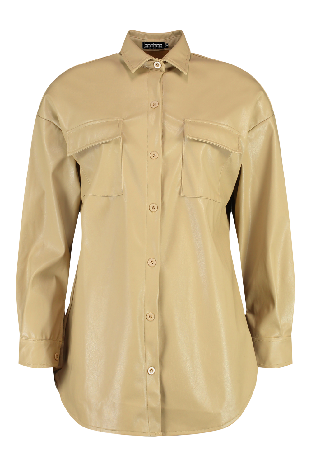 Veste chemise oversize simili