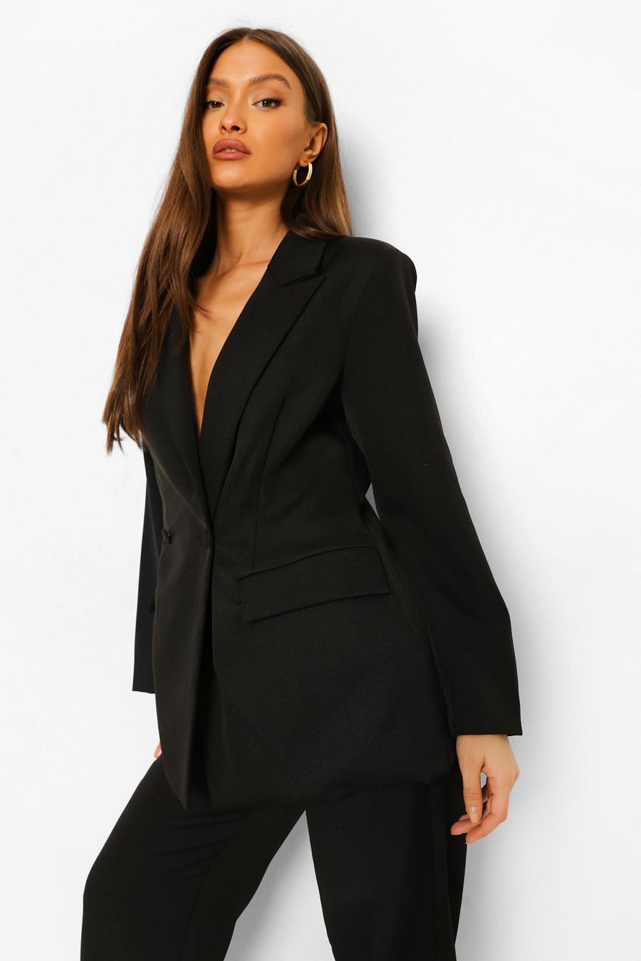 Black Mix & Match Brights Fitted Blazer image number 1