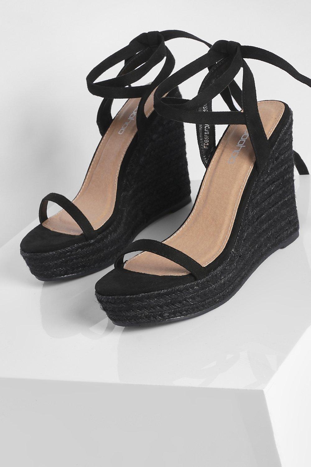 Boohoo wedge online sandals