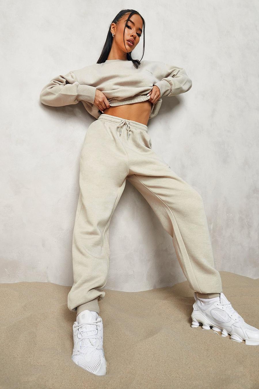 Stone Official Cropped Sweater Tracksuit image number 1