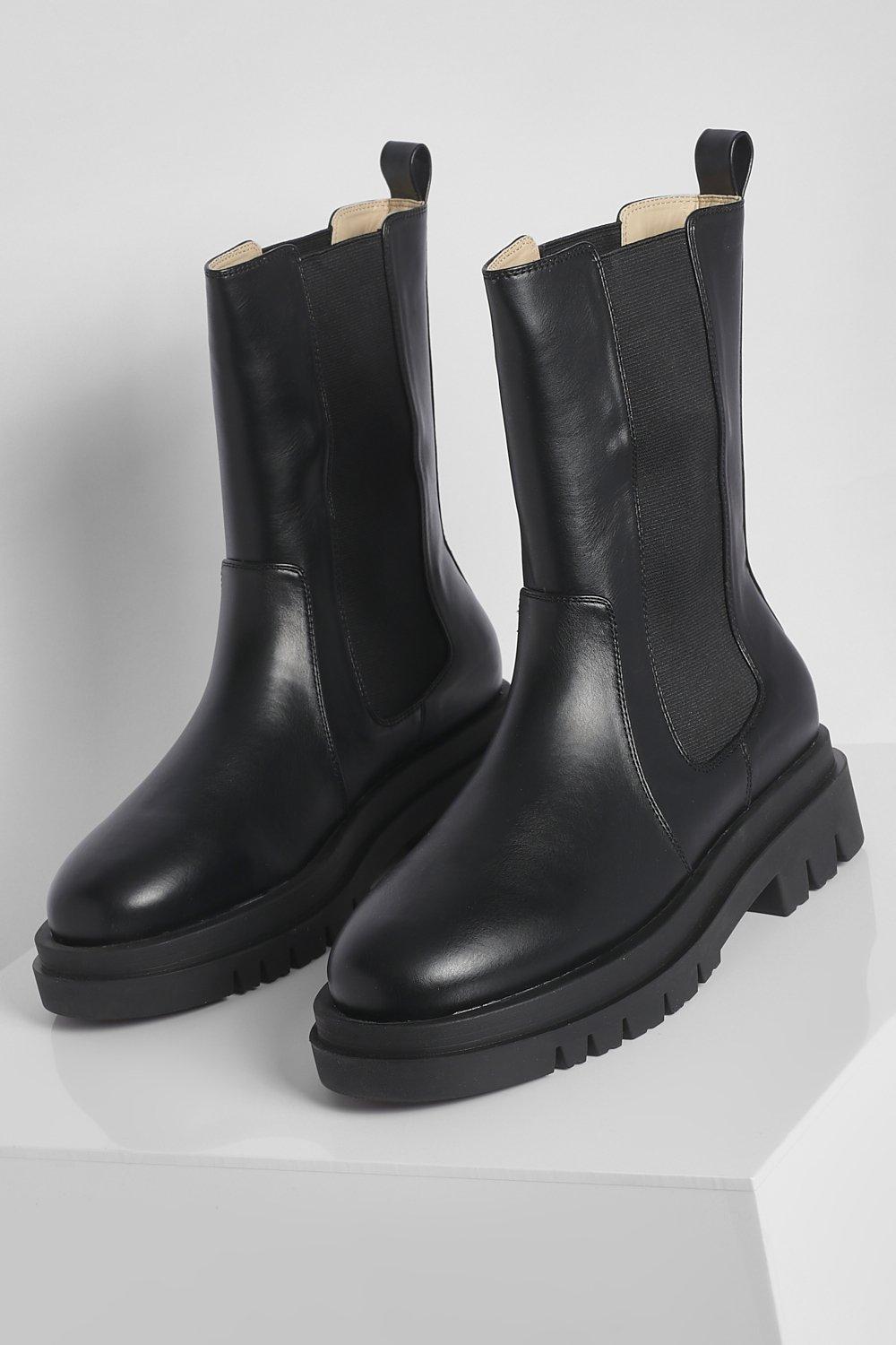 Chelsea boots best sale platte zool