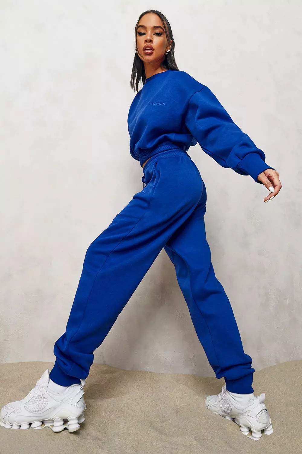 Cropped sweater tracksuit 2025