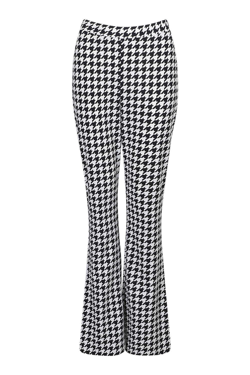 Dogtooth Flannel Split Front Pants