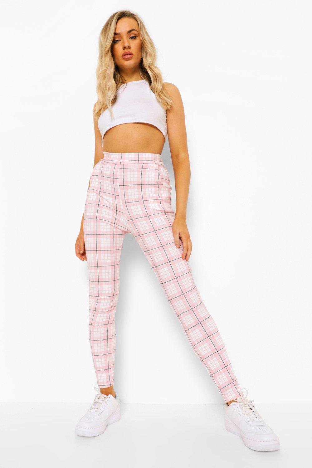 Pastel best sale plaid pants