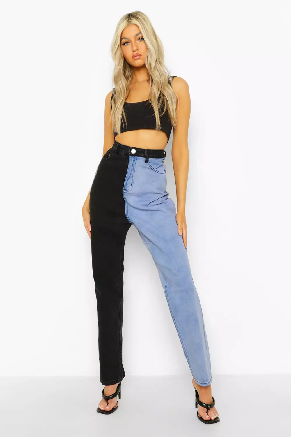 Colour deals block jeans