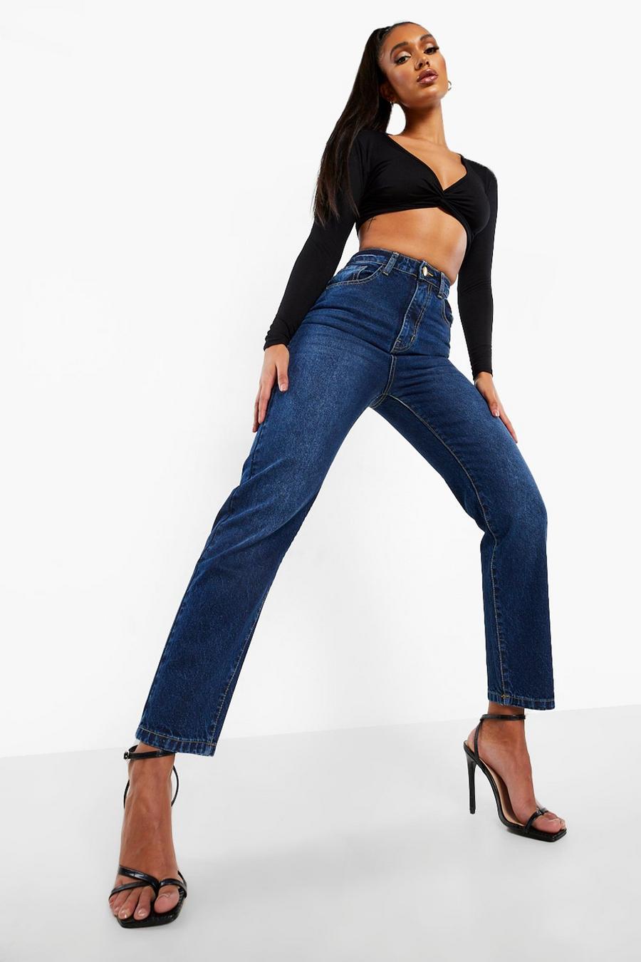Straight-Leg High-Rise Jean, Regular