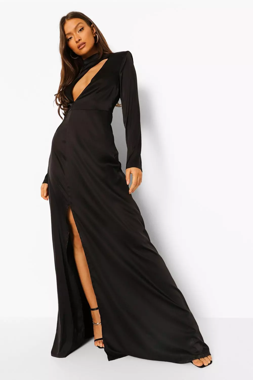 Extreme split maxi outlet dress