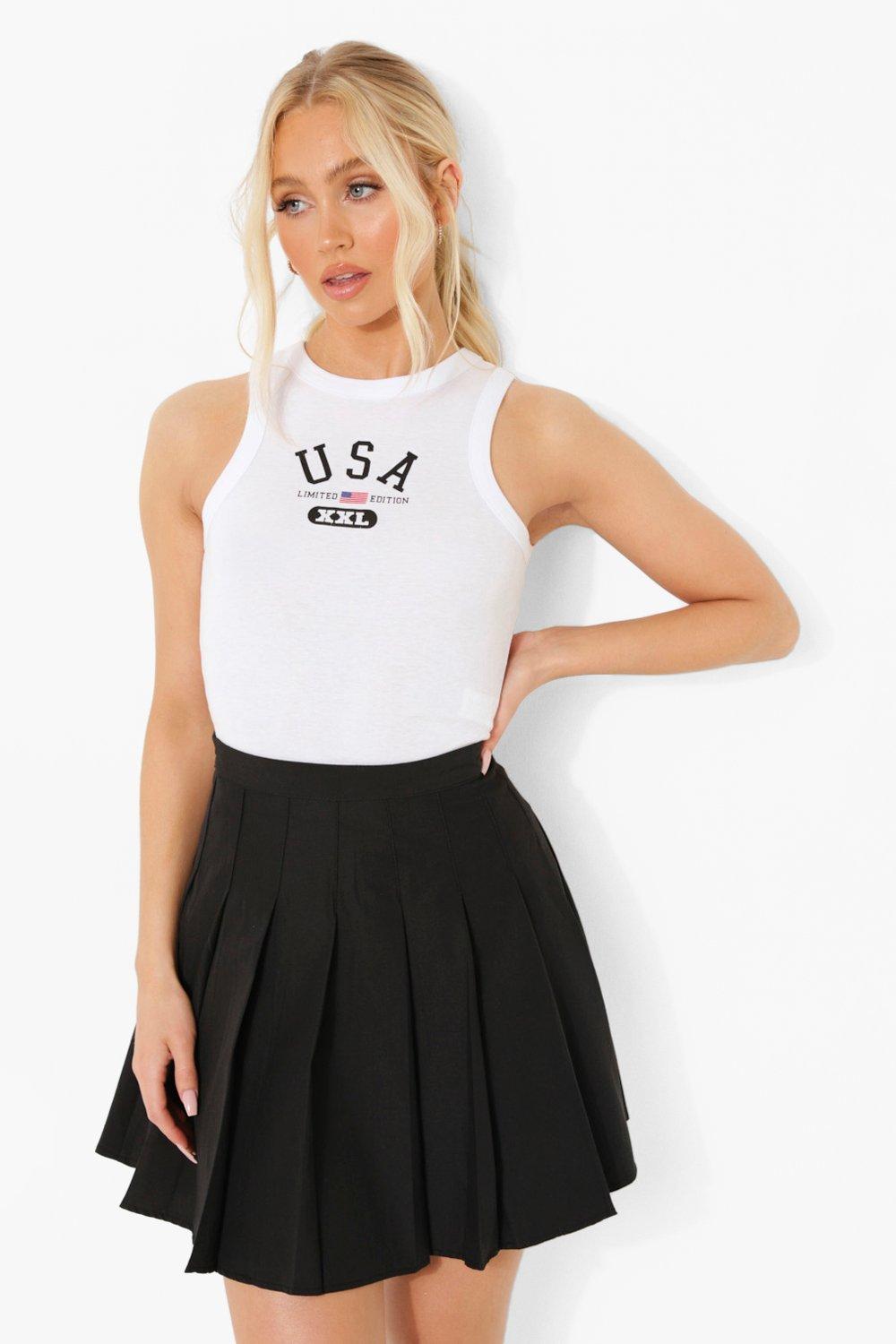 Pleated tennis skirt outlet boohoo