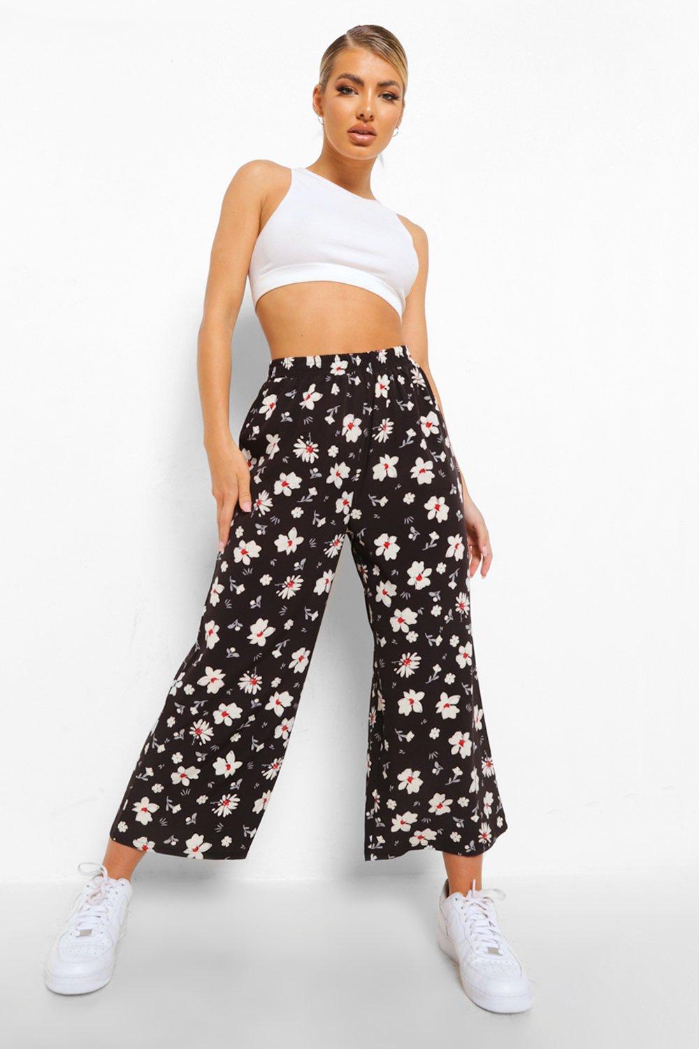 Jupe culotte fleurie