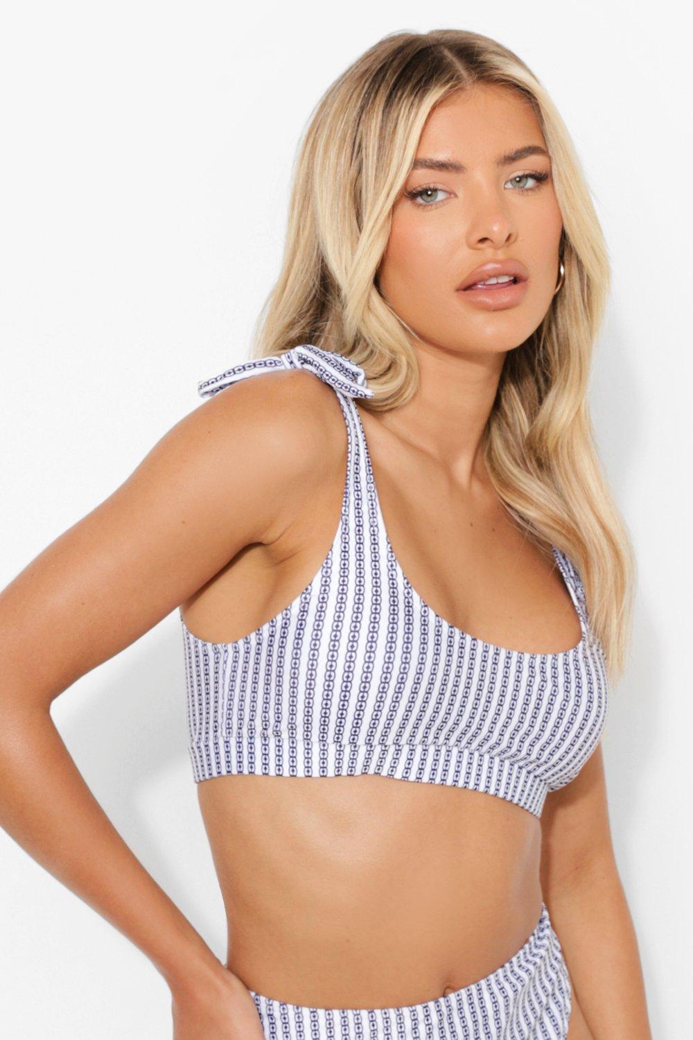 Crop Top With Ties Bikini