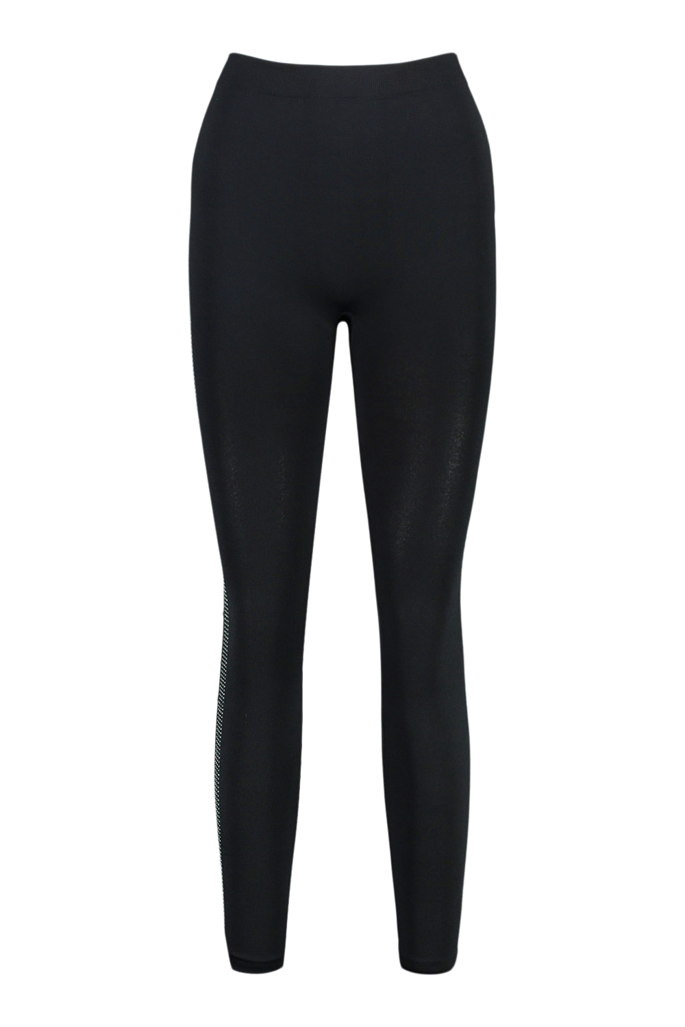 black leggings with diamante trim