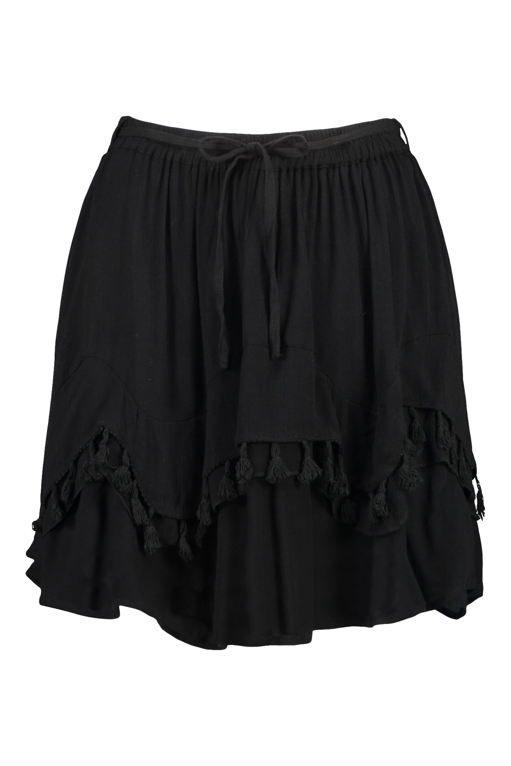 Black frill skater skirt sale