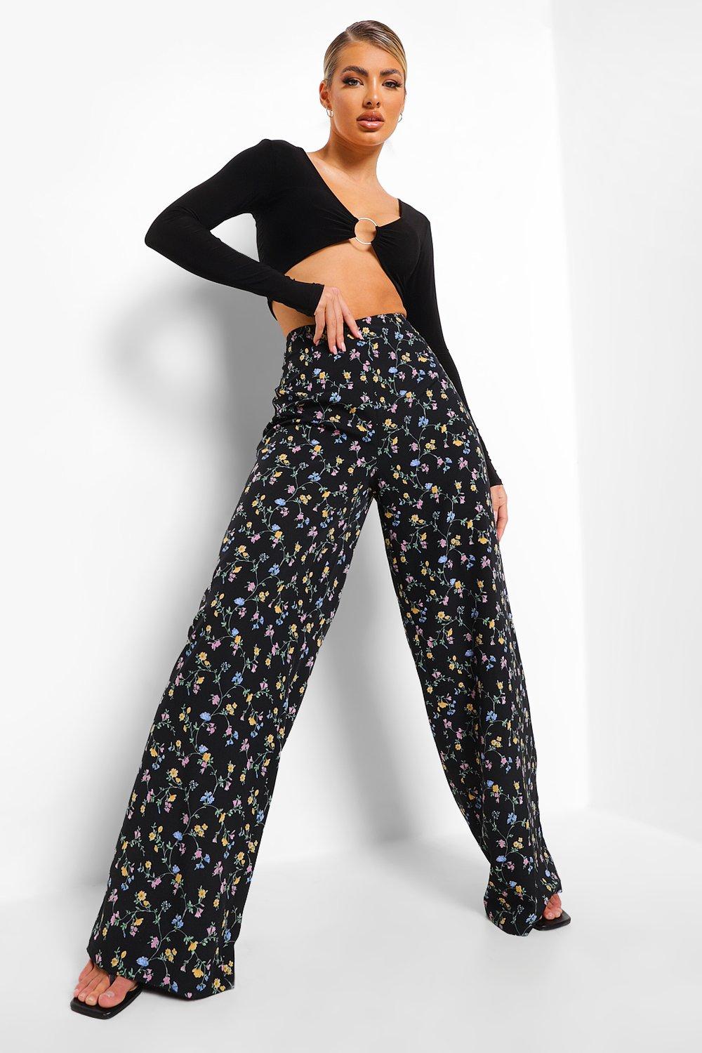 Wide Leg Trousers | Palazzo Pants | boohoo UK