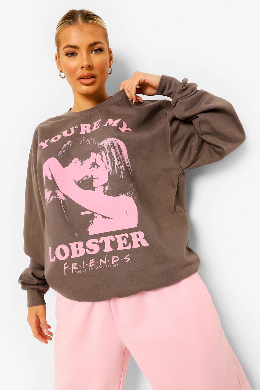 Charcoal Friends License Print Sweatshirt image number 1