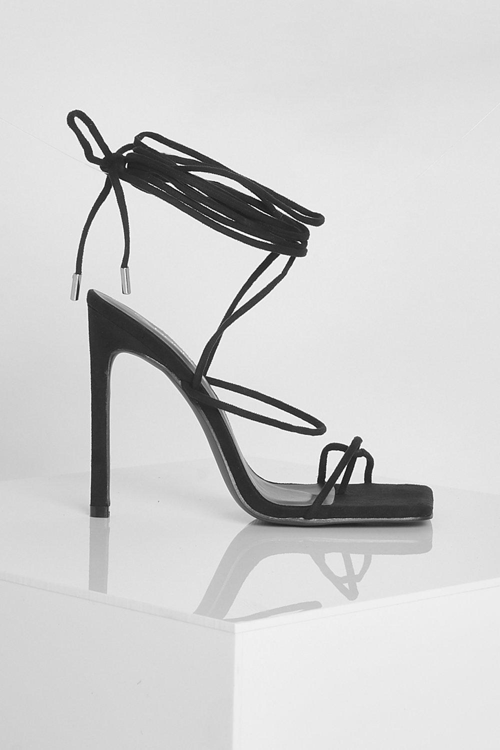 Black Lace Up Stilettos | atelier-yuwa.ciao.jp