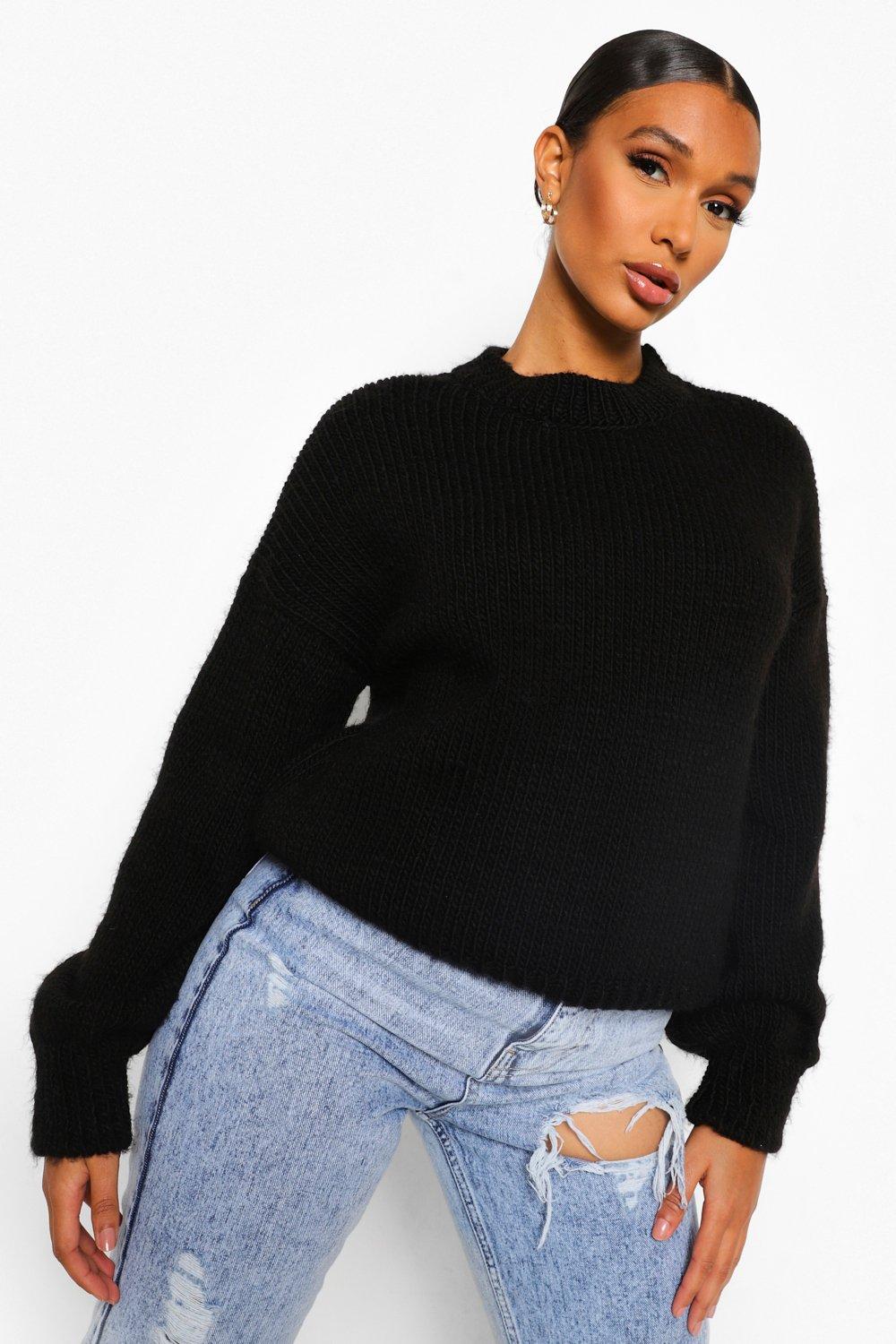 oversized knitted top