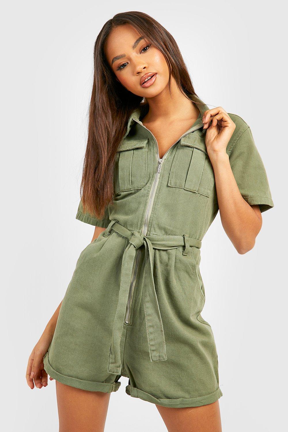 Utility store cargo playsuit