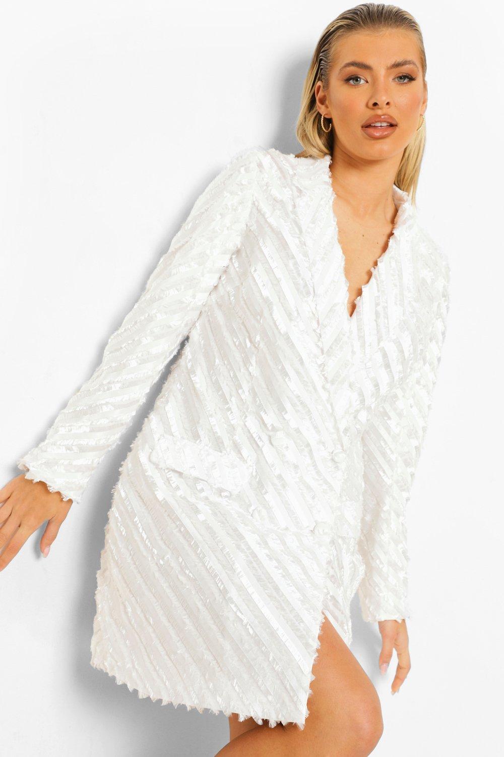 Forever unique sequin outlet blazer dress