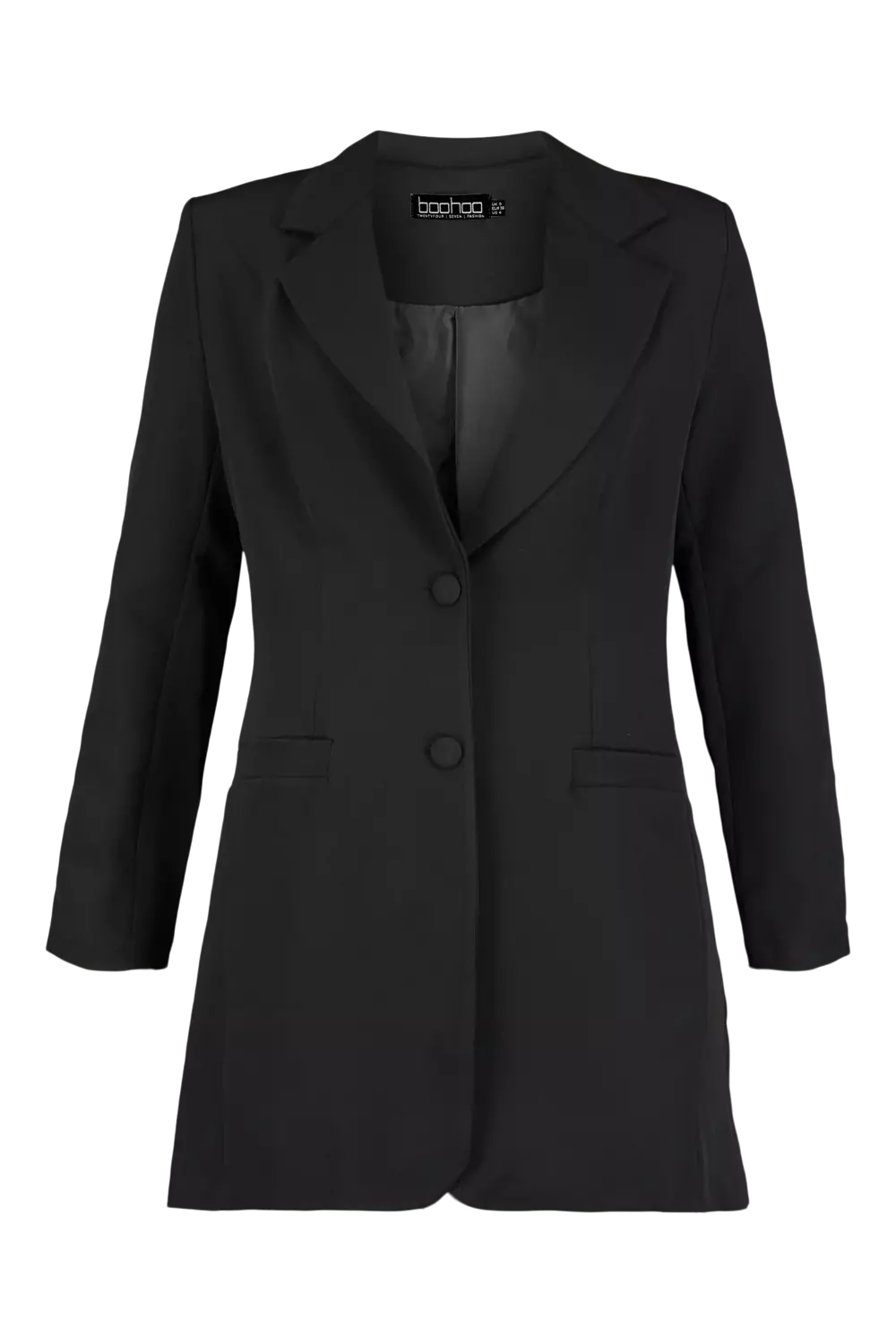 Black Tailored Fitted Blazer alternative image