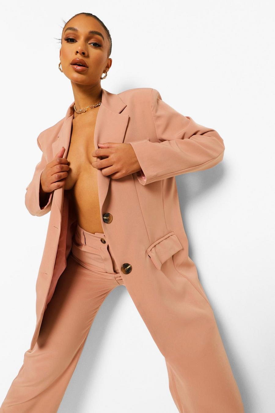 Dusty rose Relaxed Fit Blazer image number 1