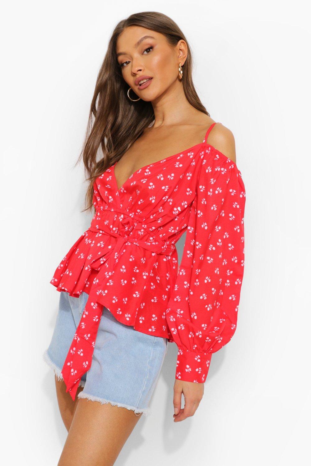 Cold shoulder hot sale tops uk