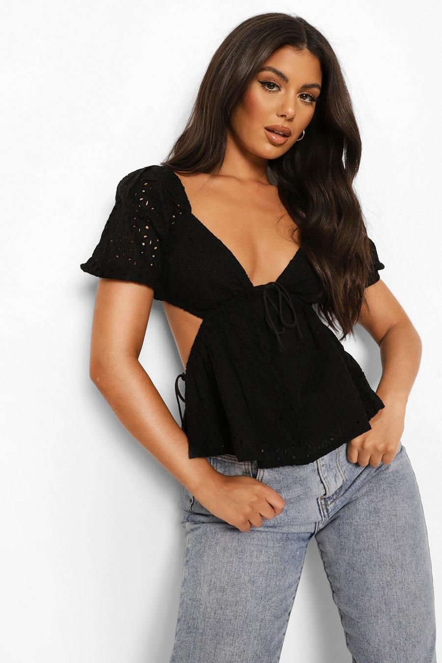 White Double Layer Cut Out Halter Neck Crop Top
