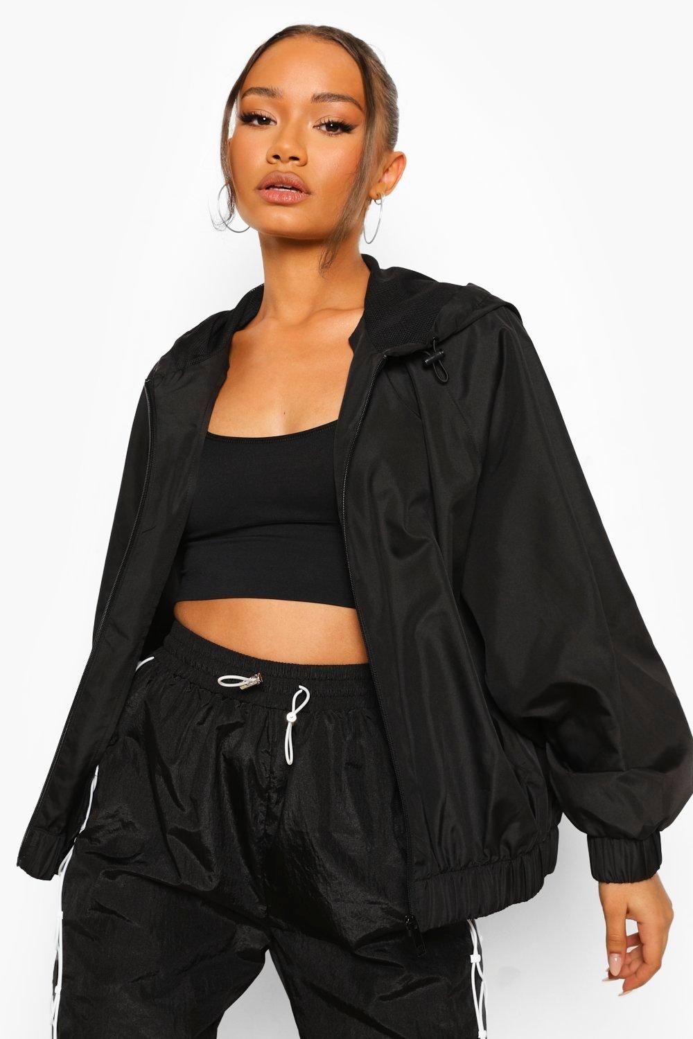 Boohoo hot sale windbreaker jacket