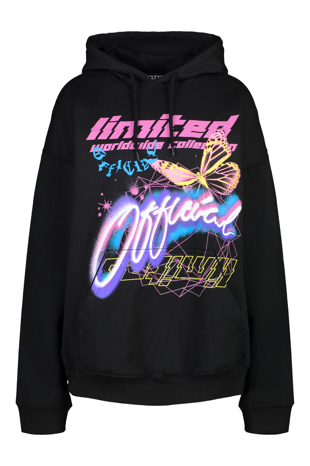 Women's Oversized Graphic Printed Hoodie