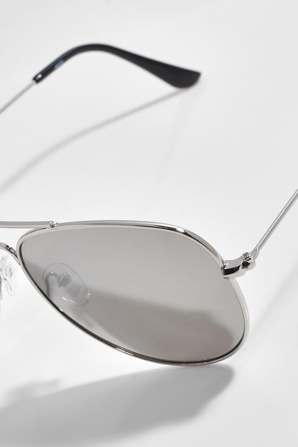 Mirror Lens Aviator Sunglasses