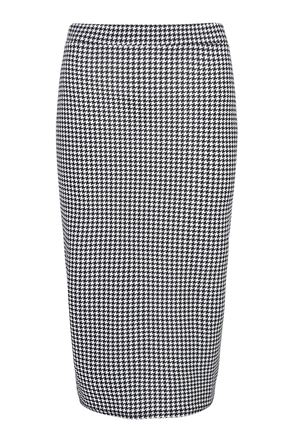 bodycon houndstooth skirt